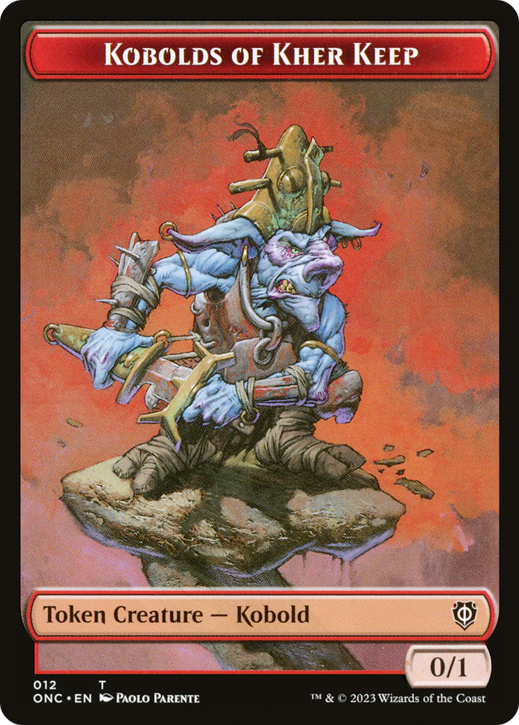 Kobolds of Kher Keep // Dragon Double-Sided Token [Phyrexia: All Will Be One Commander Tokens] | Gate City Games LLC