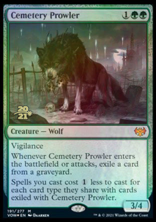 Cemetery Prowler [Innistrad: Crimson Vow Prerelease Promos] | Gate City Games LLC