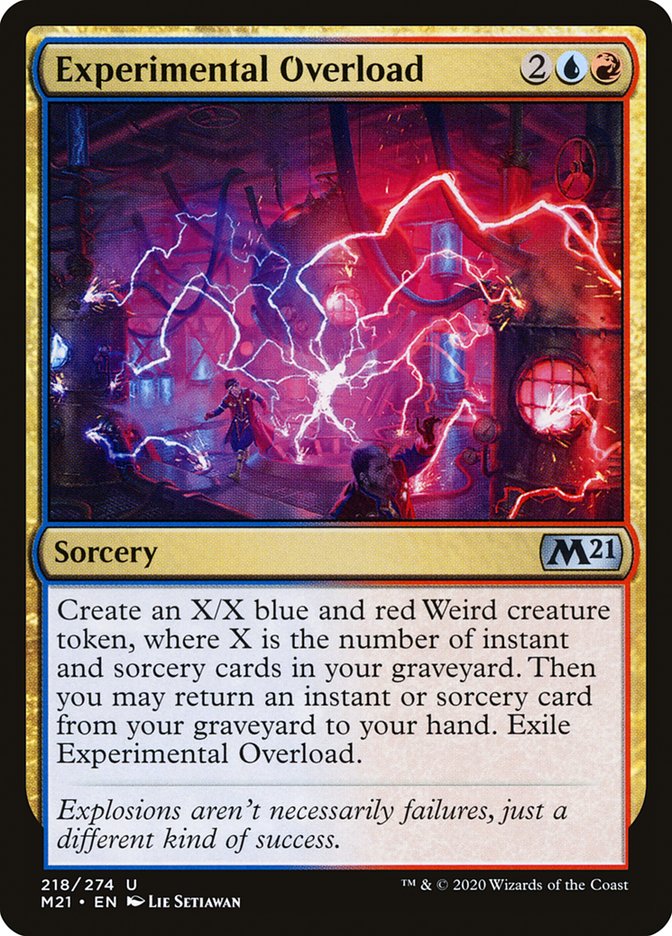 Experimental Overload [Core Set 2021] | Gate City Games LLC