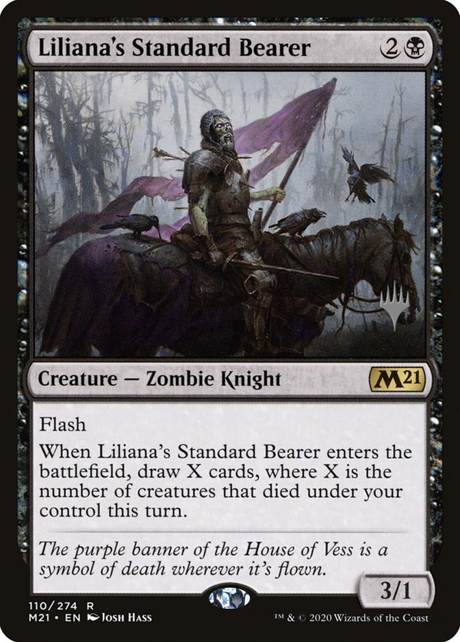 Liliana's Standard Bearer (Promo Pack) [Core Set 2021 Promos] | Gate City Games LLC