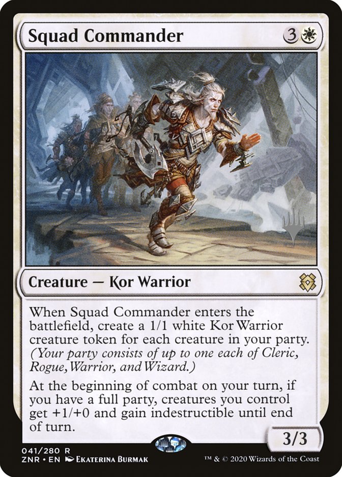 Squad Commander (Promo Pack) [Zendikar Rising Promos] | Gate City Games LLC