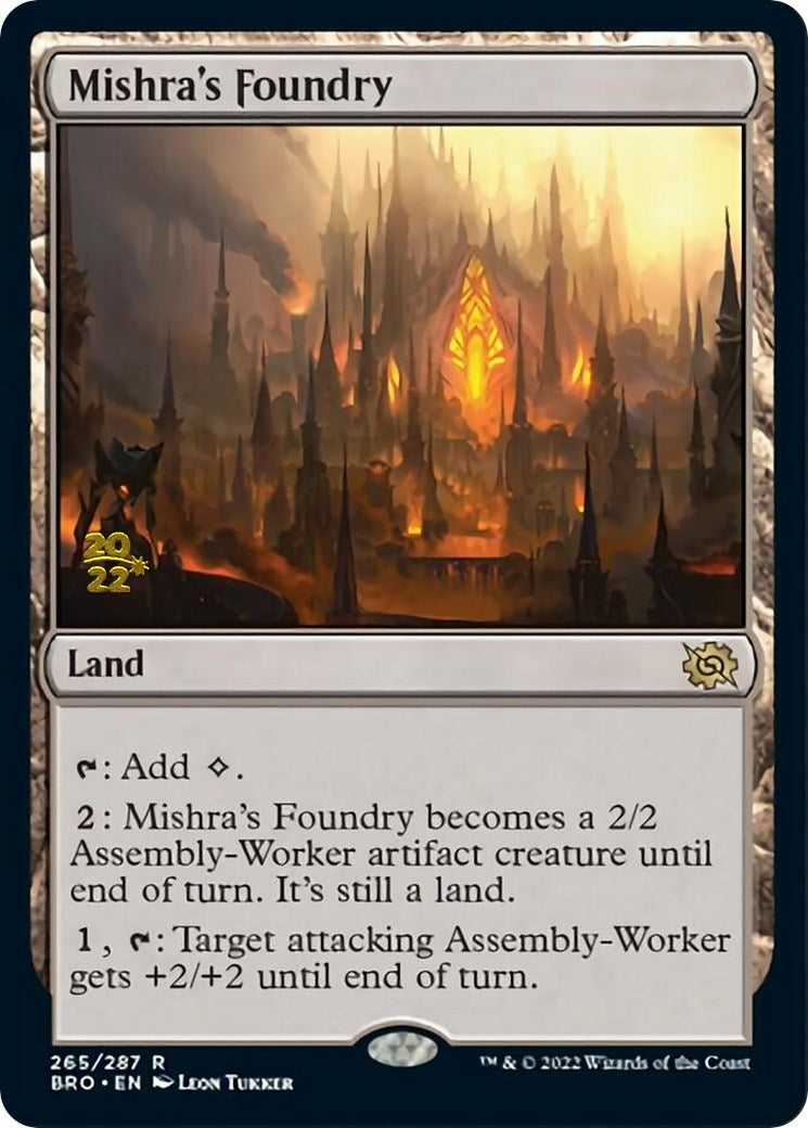 Mishra's Foundry [The Brothers' War Prerelease Promos] | Gate City Games LLC