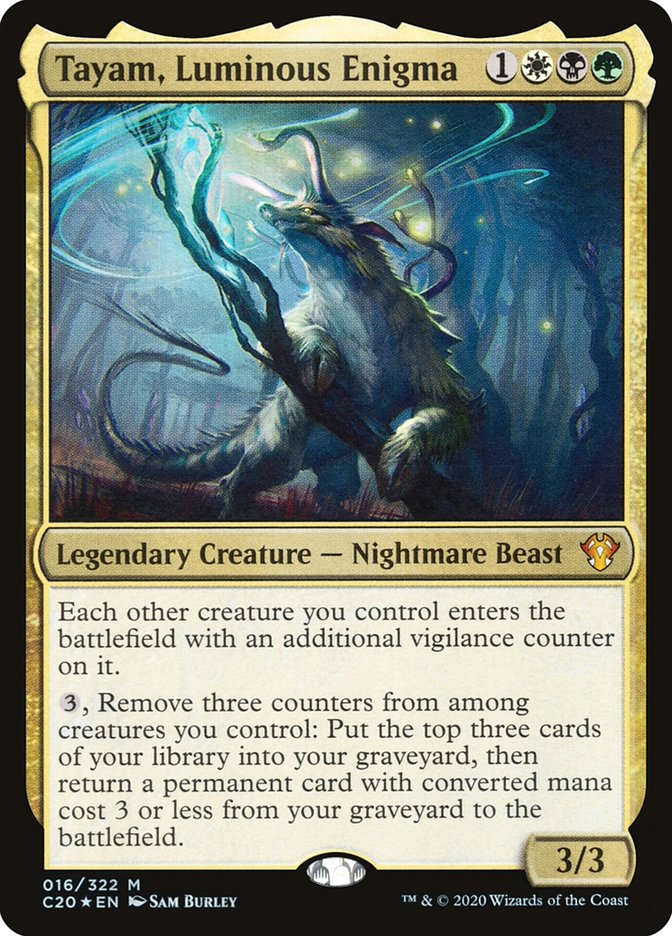 Tayam, Luminous Enigma [Commander 2020] | Gate City Games LLC
