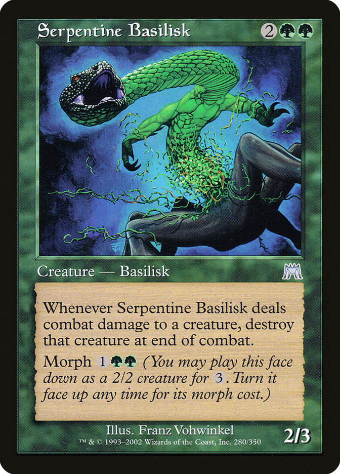 Serpentine Basilisk [Onslaught] | Gate City Games LLC