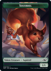 Squirrel // Storm Crow Double-Sided Token [Unfinity Tokens] | Gate City Games LLC