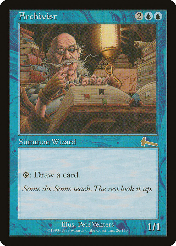 Archivist [Urza's Legacy] | Gate City Games LLC