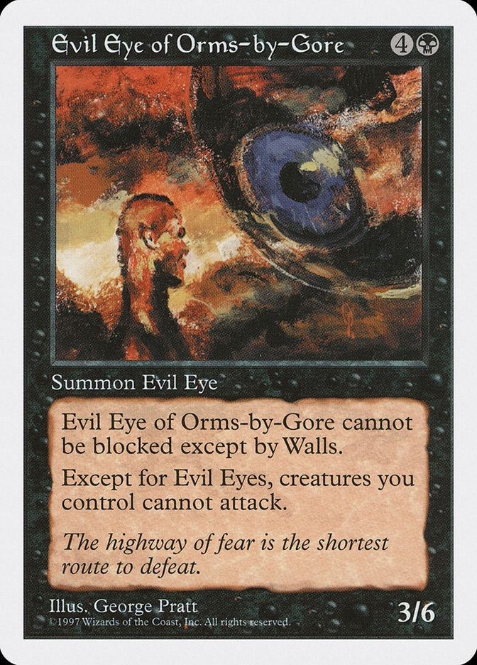 Evil Eye of Orms-by-Gore [Fifth Edition] | Gate City Games LLC