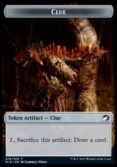 Clue // Bird Double-Sided Token [Innistrad: Midnight Hunt Tokens] | Gate City Games LLC