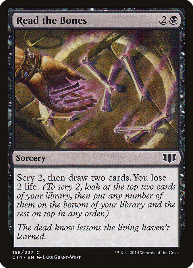 Read the Bones [Commander 2014] | Gate City Games LLC