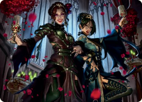 Falkenrath Celebrants 2 Art Card [Innistrad: Crimson Vow Art Series] | Gate City Games LLC