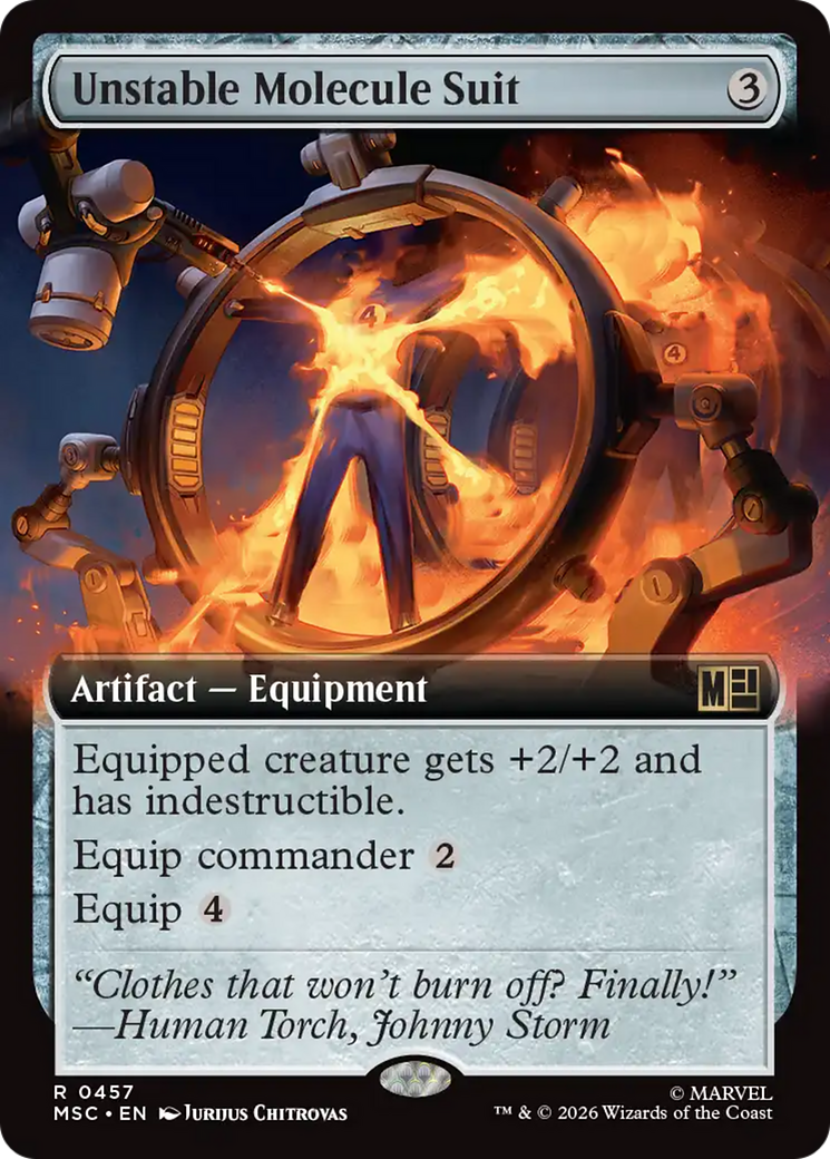 Unstable Molecule Suit (Extended Art) [Marvel Super Heroes Commander] | Gate City Games LLC
