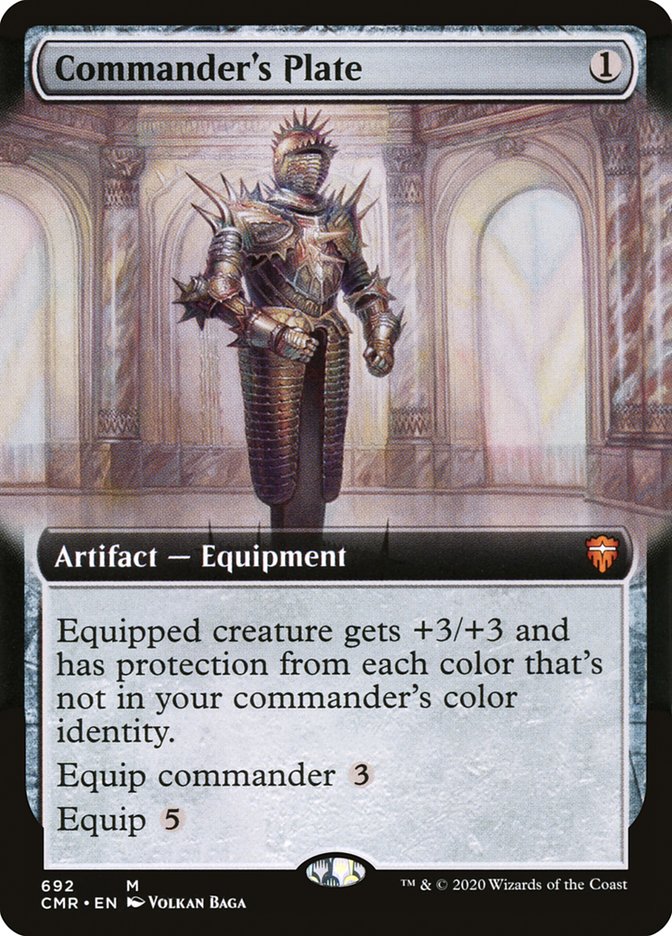 Commander's Plate (Extended Art) [Commander Legends] | Gate City Games LLC