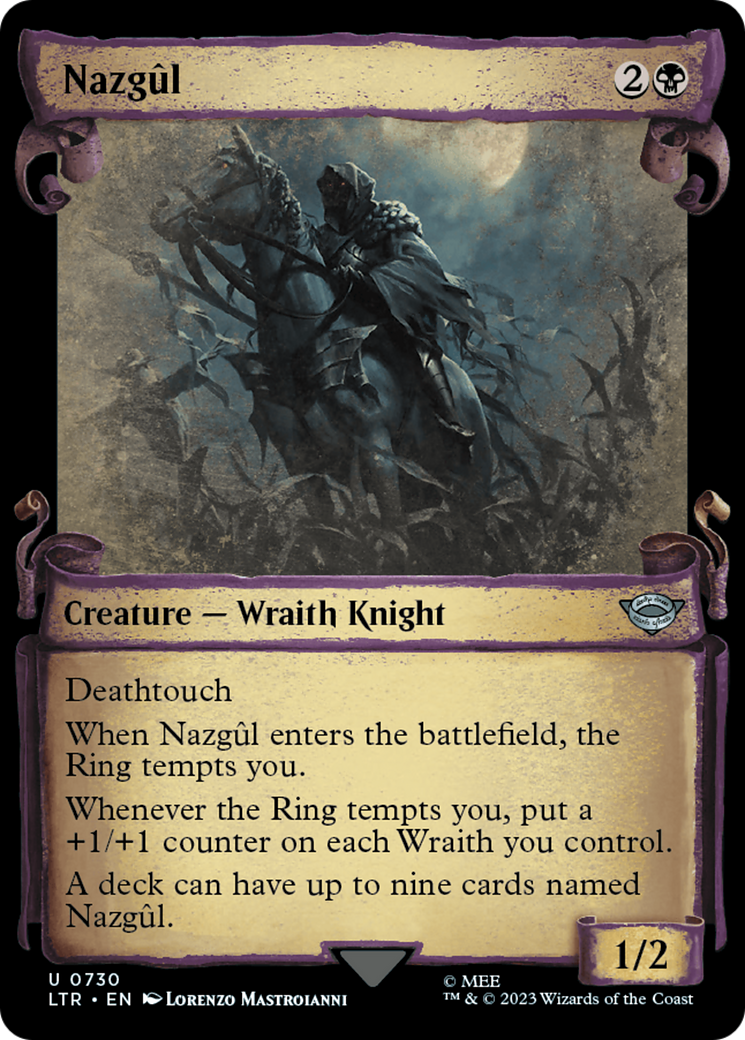 Nazgul (0730) [The Lord of the Rings: Tales of Middle-Earth Showcase Scrolls] | Gate City Games LLC