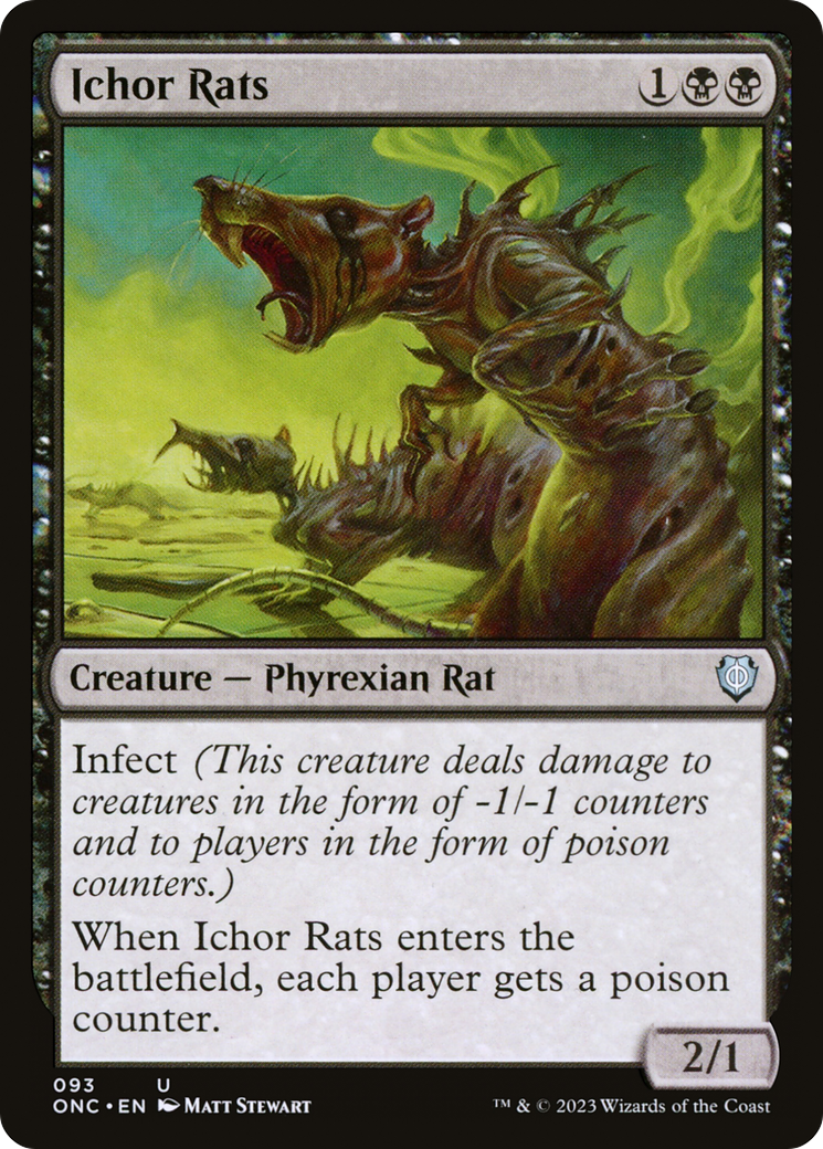 Ichor Rats [Phyrexia: All Will Be One Commander] | Gate City Games LLC