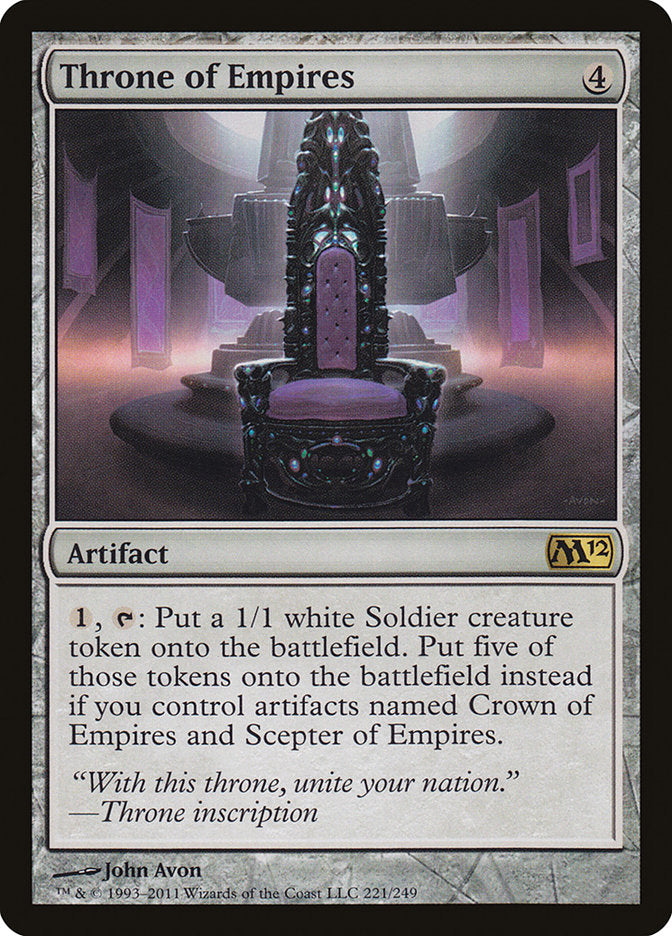 Throne of Empires [Magic 2012] | Gate City Games LLC