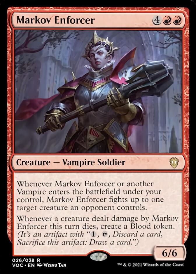 Markov Enforcer [Innistrad: Crimson Vow Commander] | Gate City Games LLC