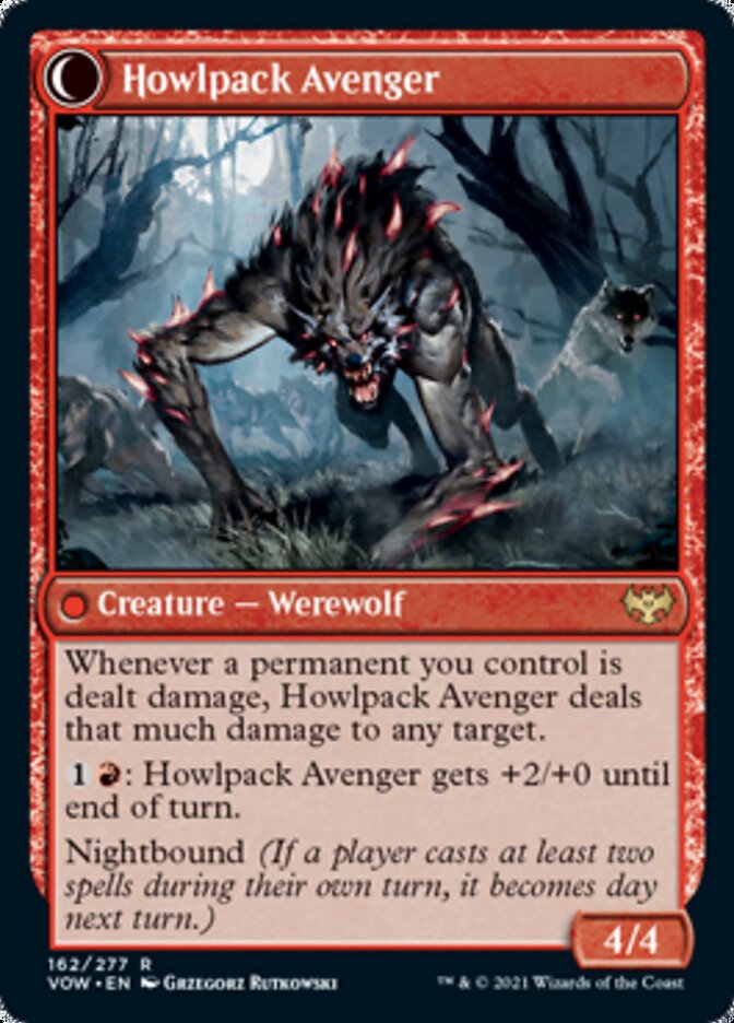 Ill-Tempered Loner // Howlpack Avenger [Innistrad: Crimson Vow] | Gate City Games LLC