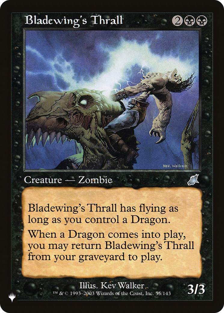 Bladewing's Thrall [The List Reprints] | Gate City Games LLC