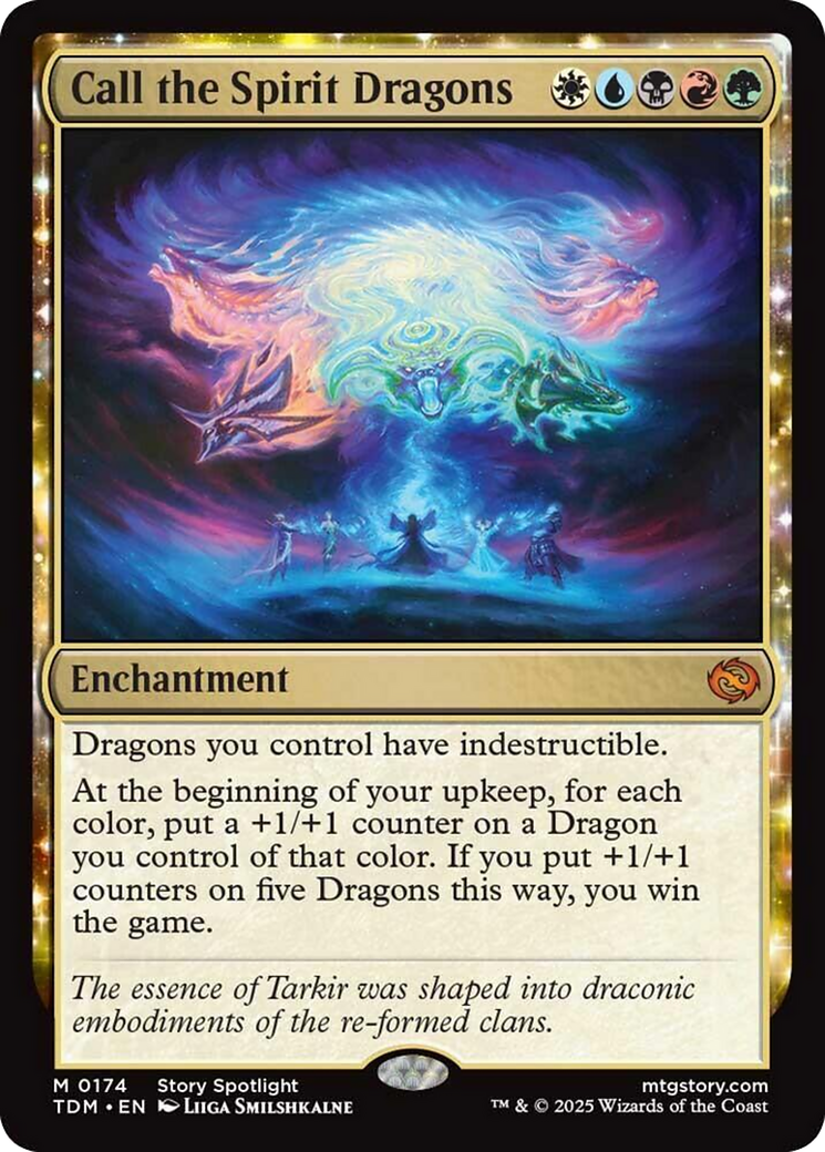 Call the Spirit Dragons [Tarkir: Dragonstorm] | Gate City Games LLC
