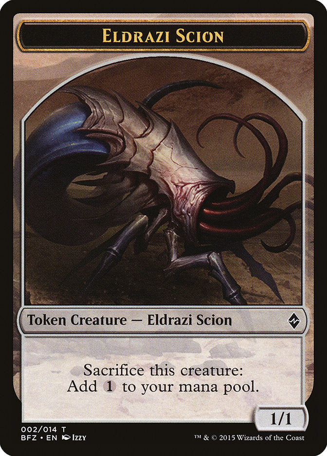 Eldrazi Scion Token (002/014) [Battle for Zendikar Tokens] | Gate City Games LLC