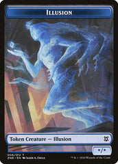 Goblin Construct // Illusion Double-Sided Token [Zendikar Rising Tokens] | Gate City Games LLC