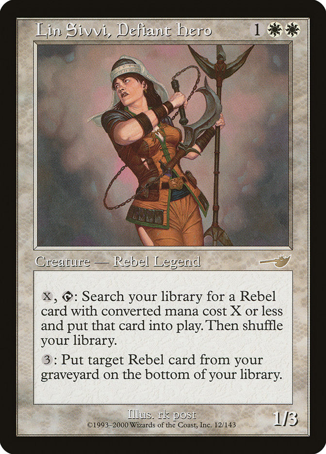 Lin Sivvi, Defiant Hero [Nemesis] | Gate City Games LLC