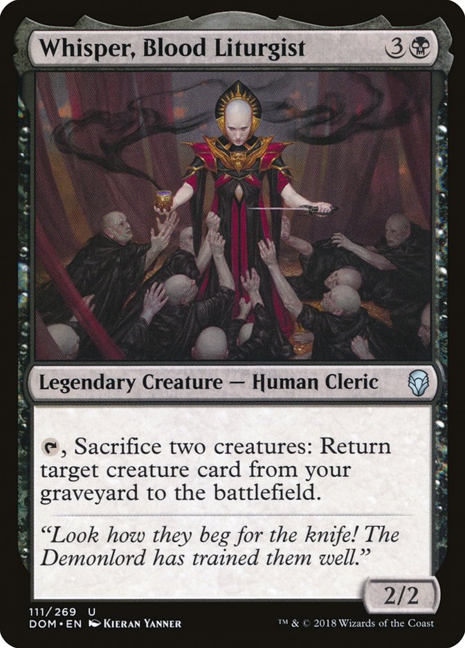 Whisper, Blood Liturgist [Dominaria] | Gate City Games LLC