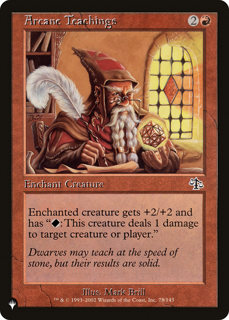 Arcane Teachings (Misprint) [The List] | Gate City Games LLC