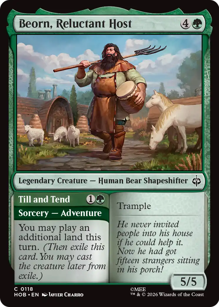 Beorn, Reluctant Host [The Hobbit] | Gate City Games LLC