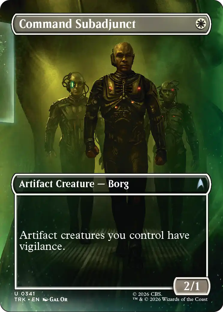 Command Subadjunct (Borderless) [Star Trek] | Gate City Games LLC