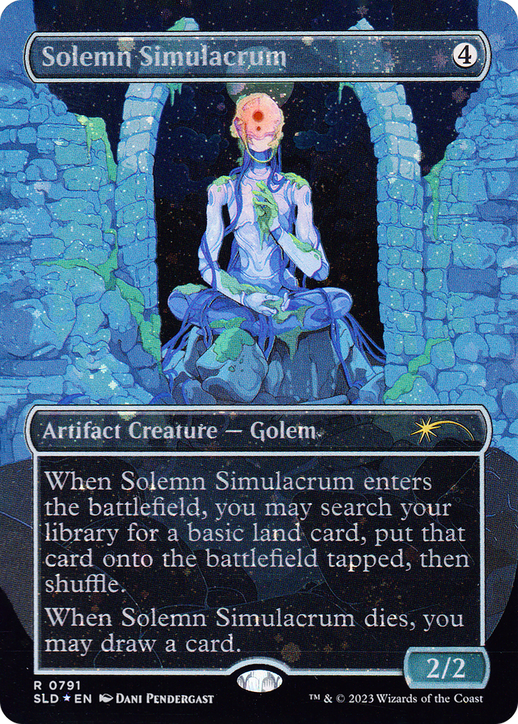 Solemn Simulacrum (1725) (Rainbow Foil) [Secret Lair Drop Series] | Gate City Games LLC