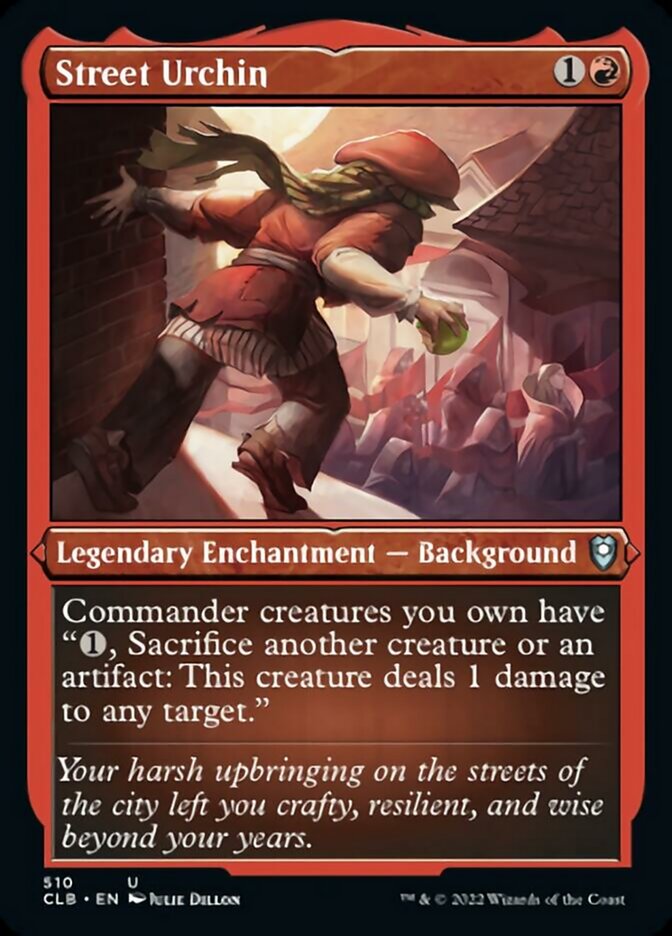 Street Urchin (Foil Etched) [Commander Legends: Battle for Baldur's Gate] | Gate City Games LLC