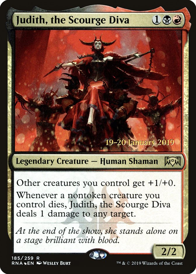 Judith, the Scourge Diva [Ravnica Allegiance Prerelease Promos] | Gate City Games LLC