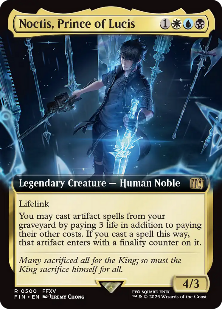 Noctis, Prince of Lucis (Extended Art) [FINAL FANTASY] | Gate City Games LLC
