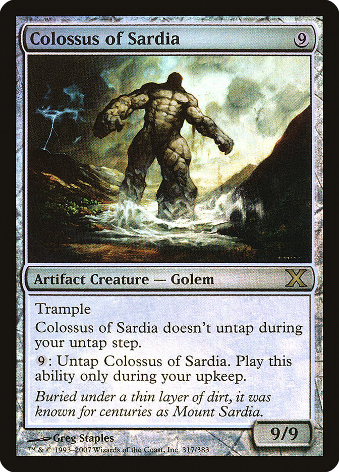 Colossus of Sardia (Premium Foil) [Tenth Edition] | Gate City Games LLC
