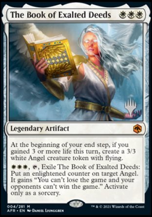 The Book of Exalted Deeds (Promo Pack) [Dungeons & Dragons: Adventures in the Forgotten Realms Promos] | Gate City Games LLC
