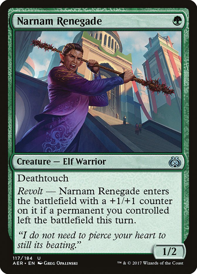 Narnam Renegade [Aether Revolt] | Gate City Games LLC