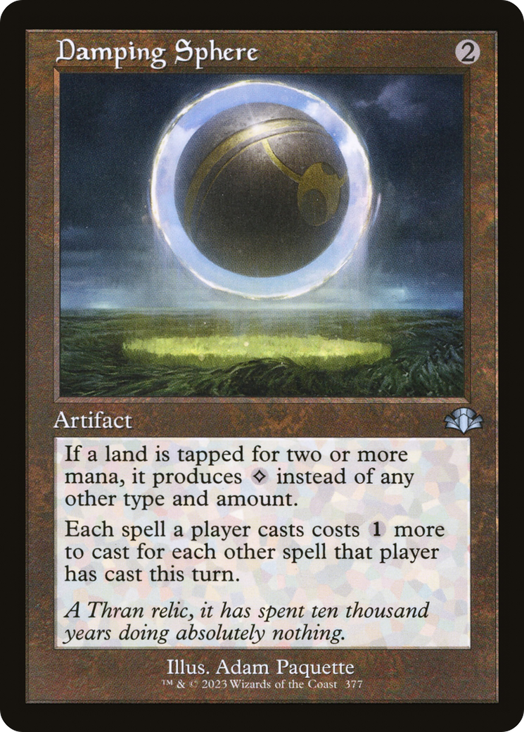 Damping Sphere (Retro) [Dominaria Remastered] | Gate City Games LLC