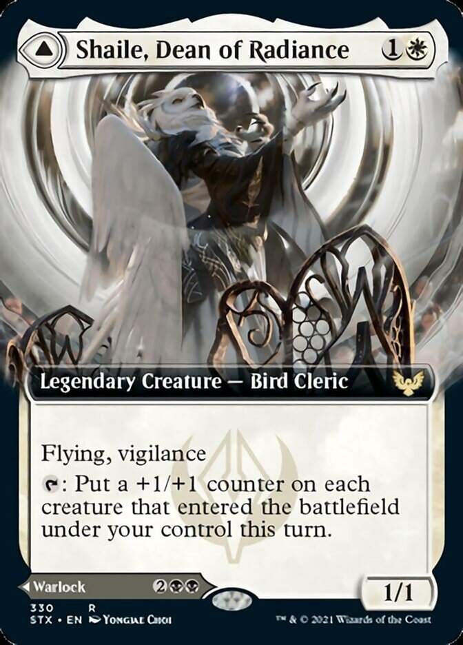 Shaile, Dean of Radiance // Embrose, Dean of Shadow (Extended Art) [Strixhaven: School of Mages] | Gate City Games LLC