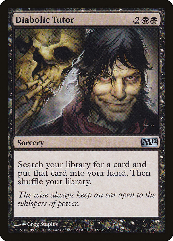 Diabolic Tutor [Magic 2012] | Gate City Games LLC