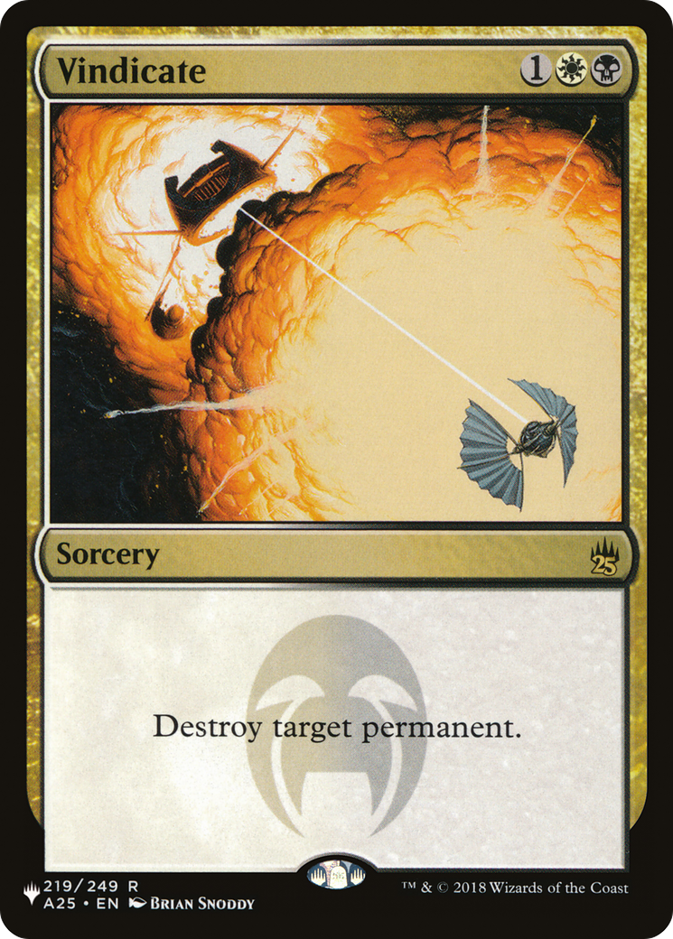 Vindicate [The List] | Gate City Games LLC