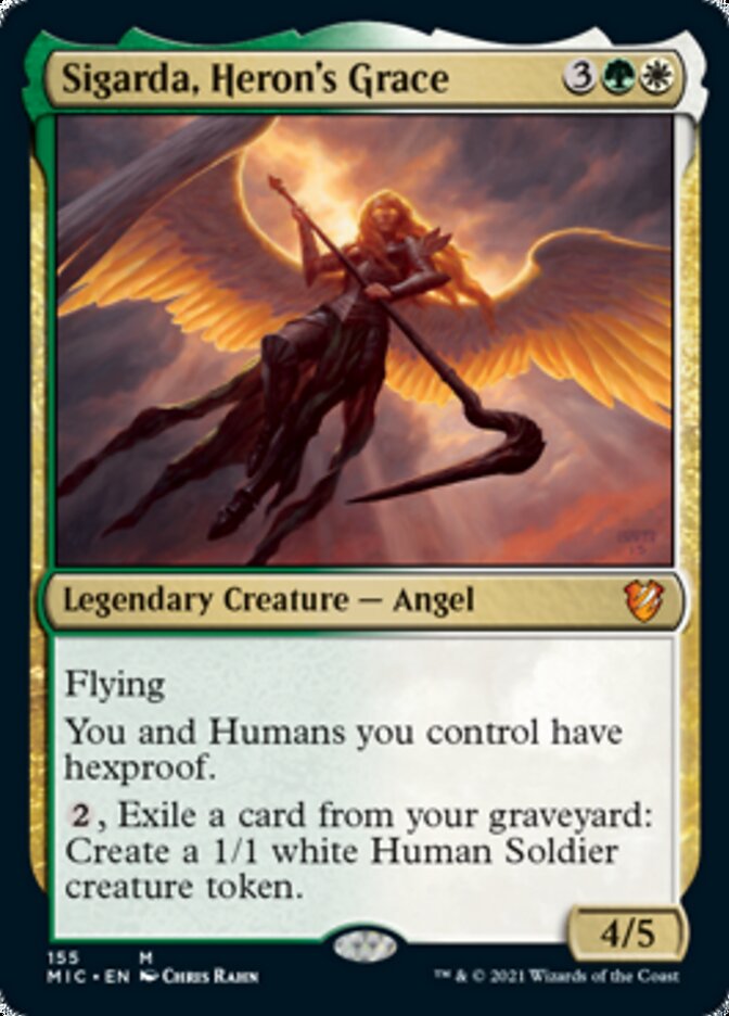 Sigarda, Heron's Grace [Innistrad: Midnight Hunt Commander] | Gate City Games LLC
