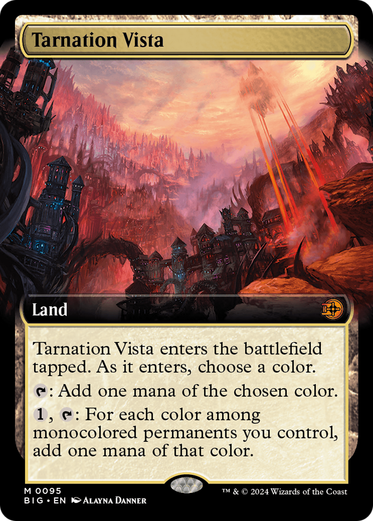 Tarnation Vista (Extended Art) [Outlaws of Thunder Junction: The Big Score] | Gate City Games LLC