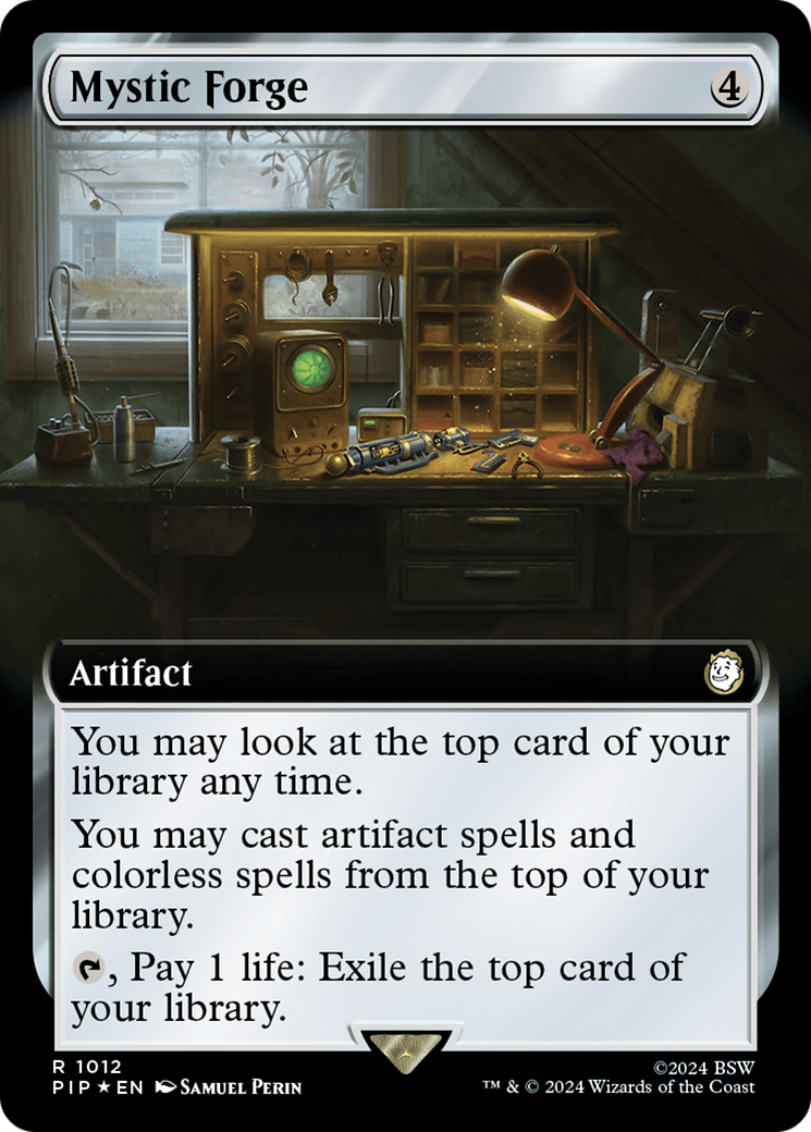 Mystic Forge (Extended Art) (Surge Foil) [Fallout] | Gate City Games LLC