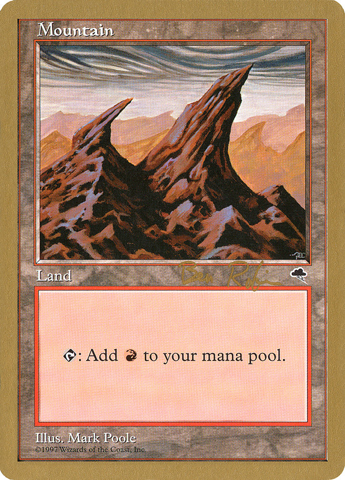 Mountain (br344) (Ben Rubin) [World Championship Decks 1998] | Gate City Games LLC
