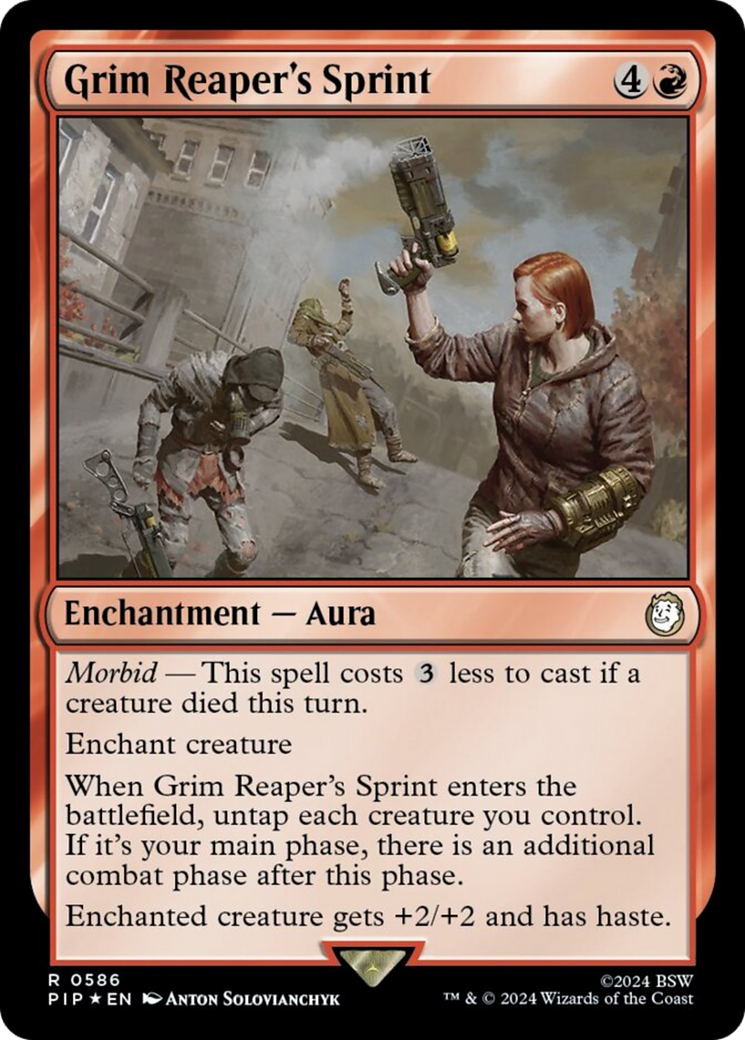 Grim Reaper's Sprint (Surge Foil) [Fallout] | Gate City Games LLC