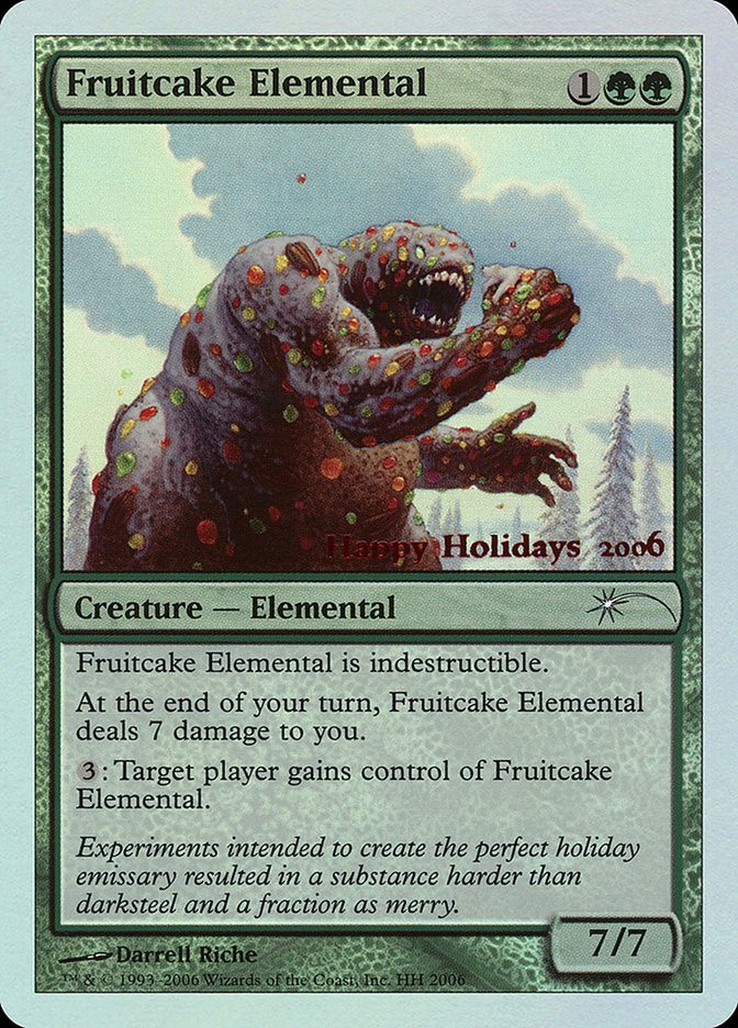 Fruitcake Elemental [Happy Holidays] | Gate City Games LLC