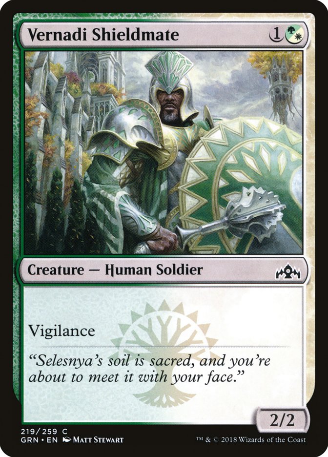 Vernadi Shieldmate [Guilds of Ravnica] | Gate City Games LLC