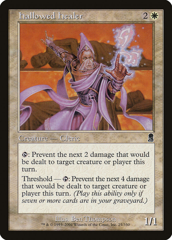 Hallowed Healer [Odyssey] | Gate City Games LLC