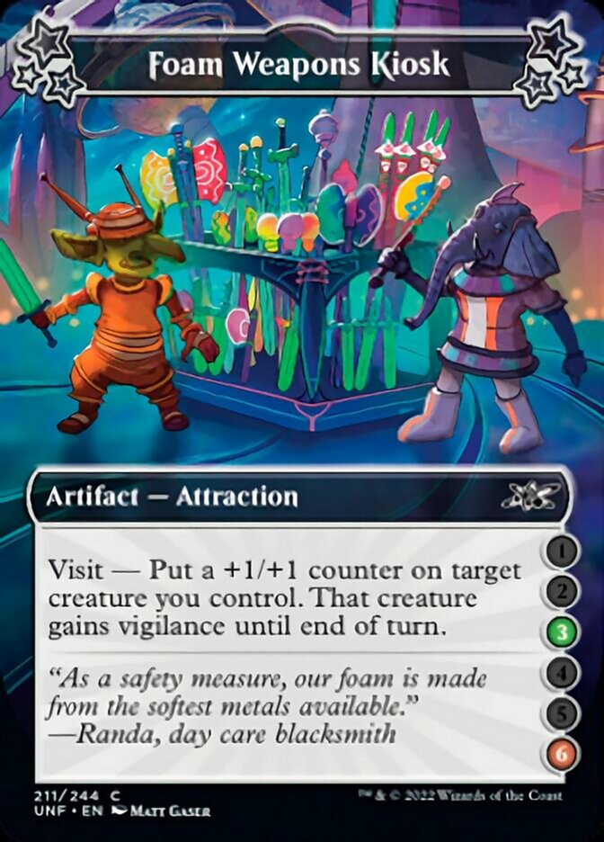 Foam Weapons Kiosk (3-6) [Unfinity] | Gate City Games LLC